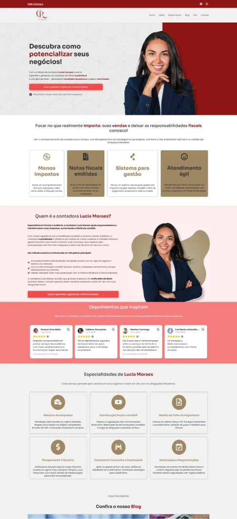 site institucional contabilidade