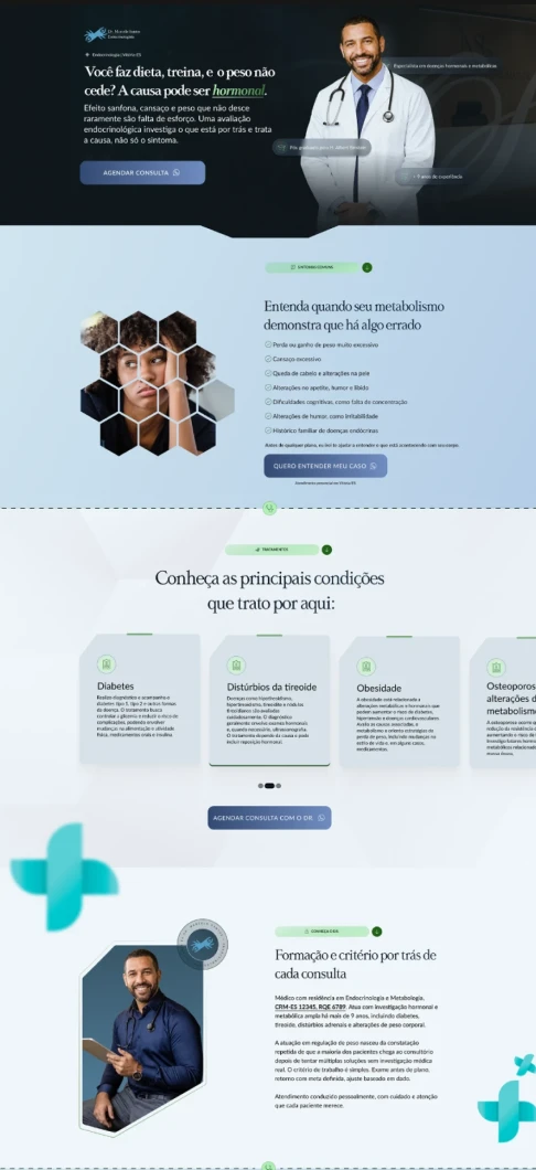 Jessica Aguiar 23 landing page medico