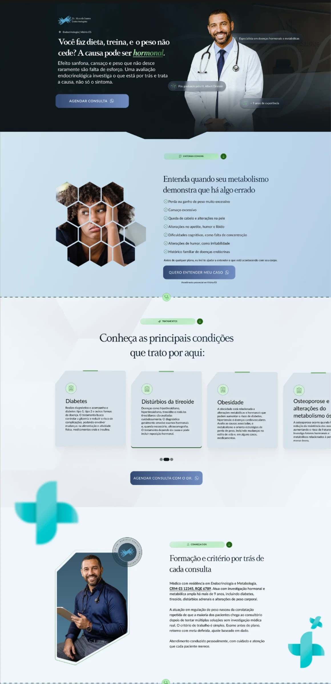 Jessica Aguiar 15 landing page medico